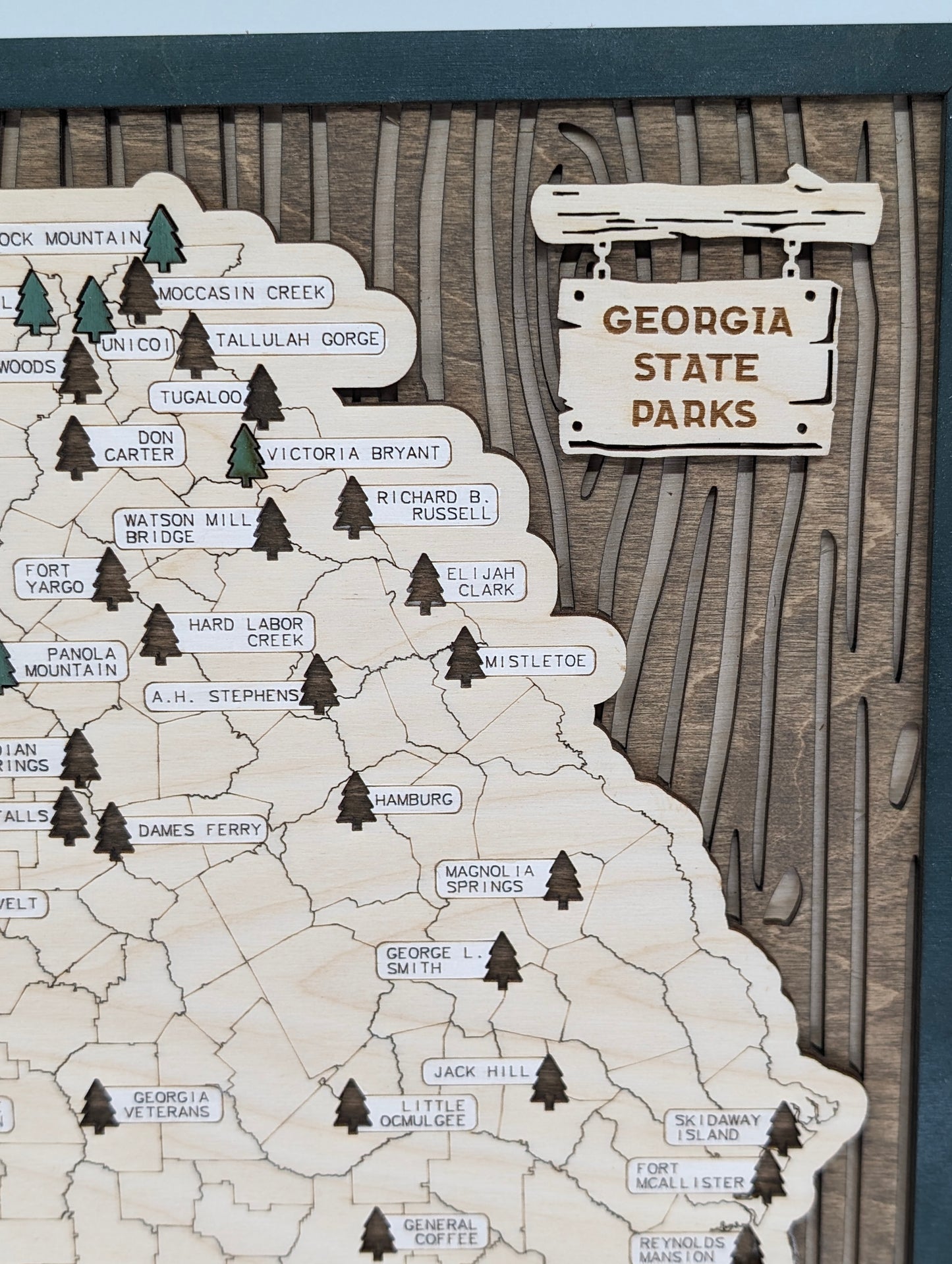 Georgia State Park Map
