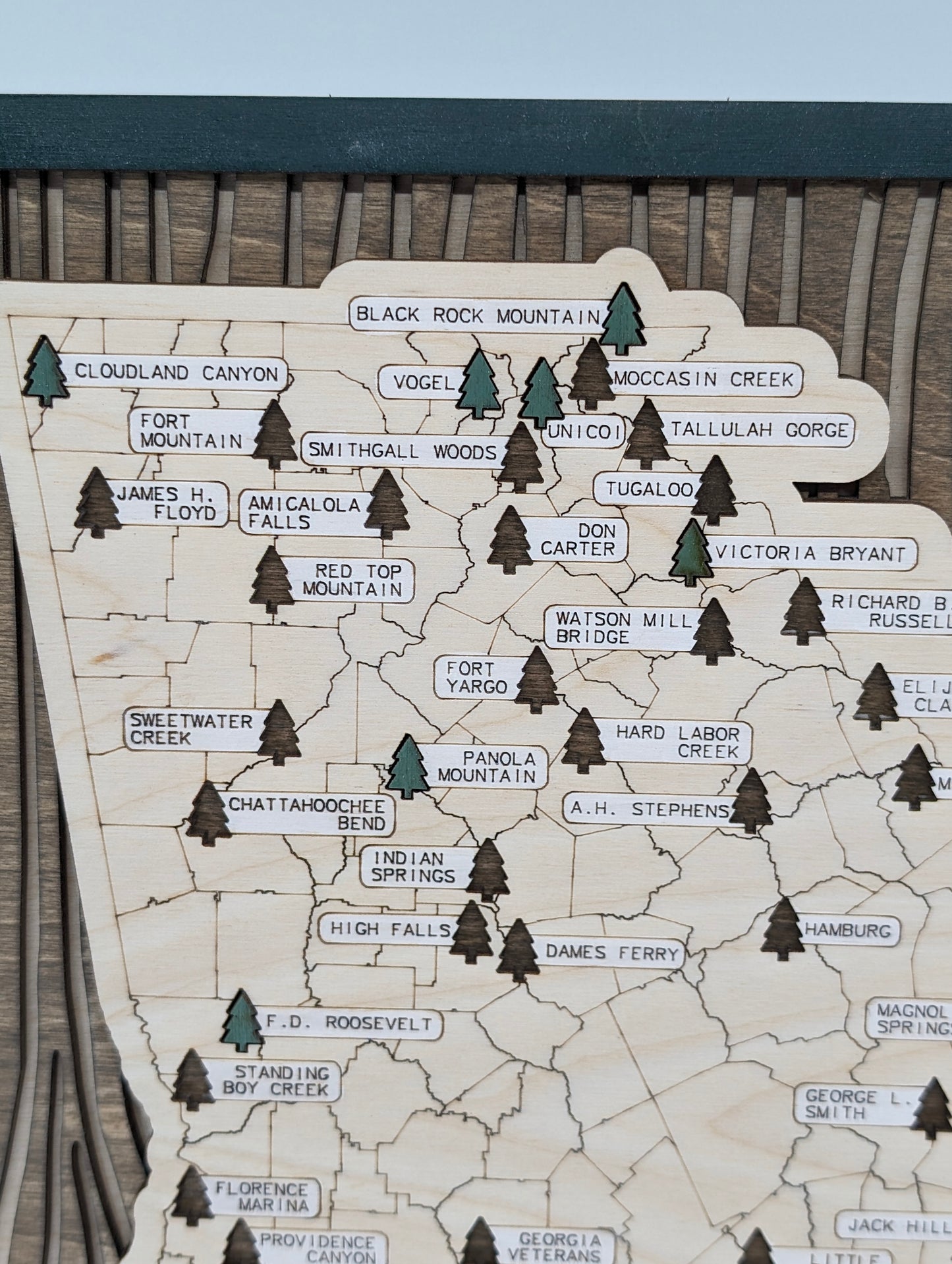 Georgia State Park Map