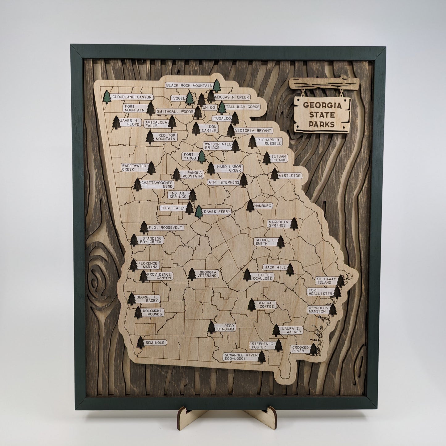 Georgia State Park Map