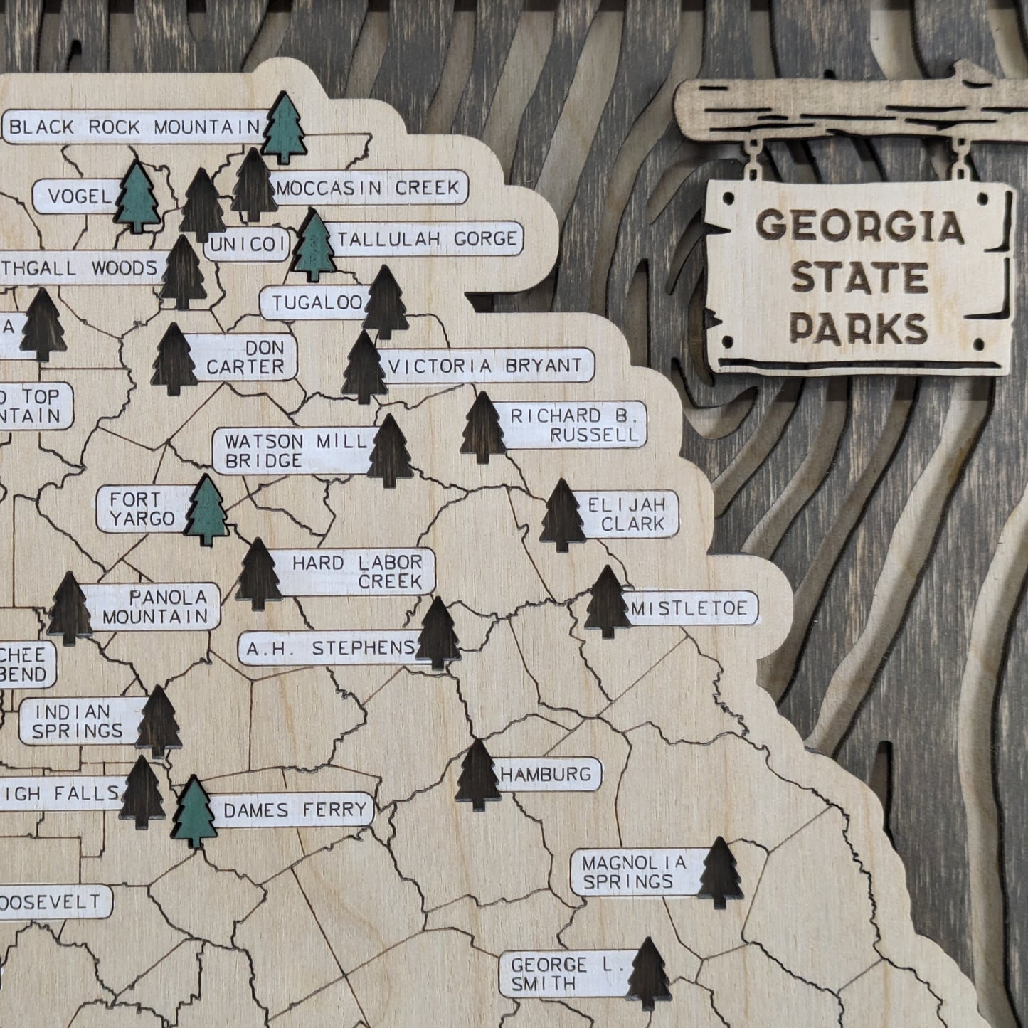 Georgia State Park Map