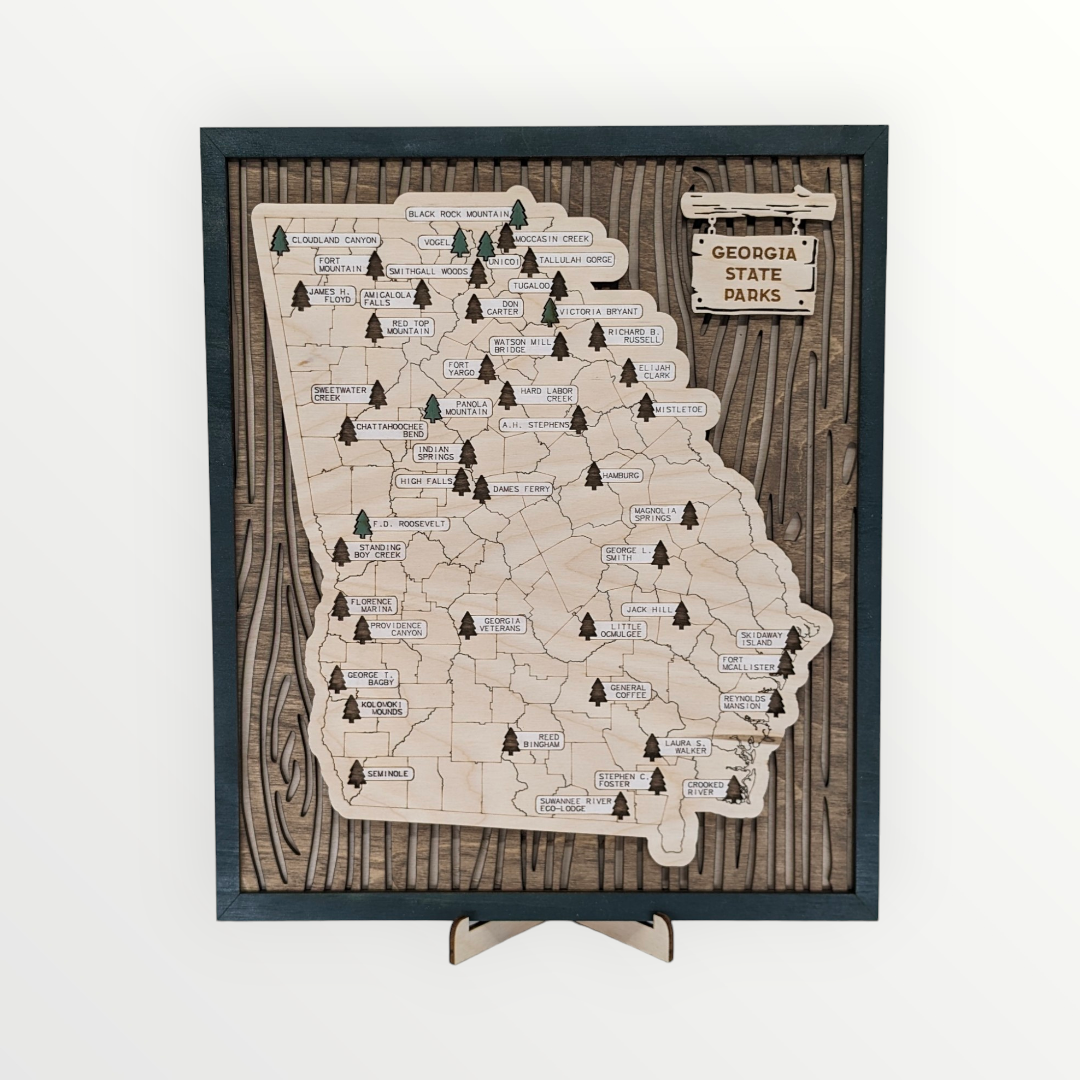 Georgia State Park Map