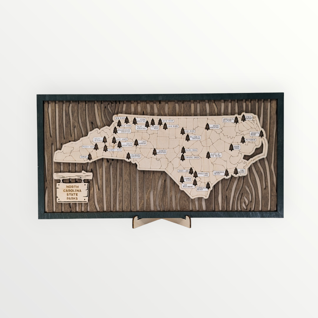 North Carolina State Park Map